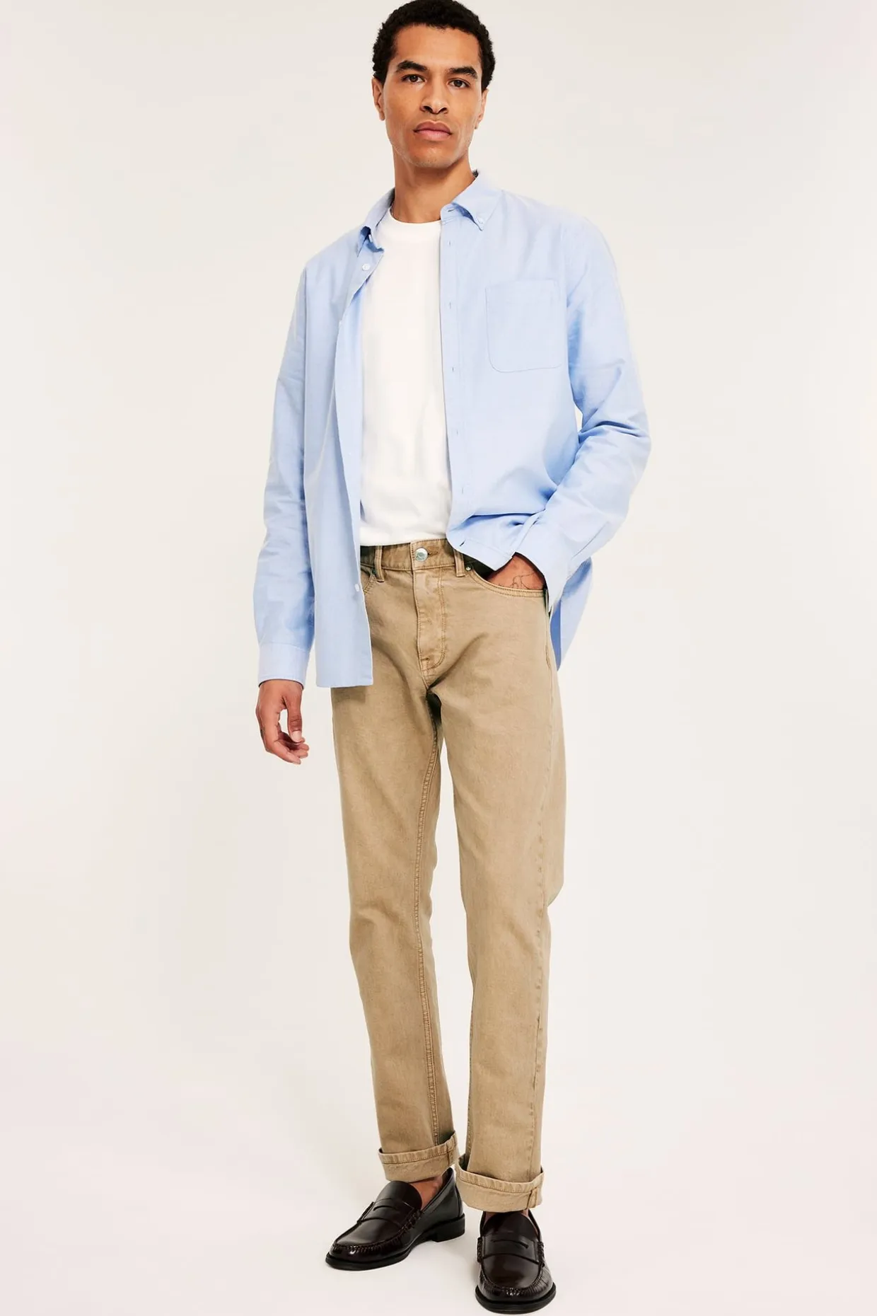 Regular jeans i twill