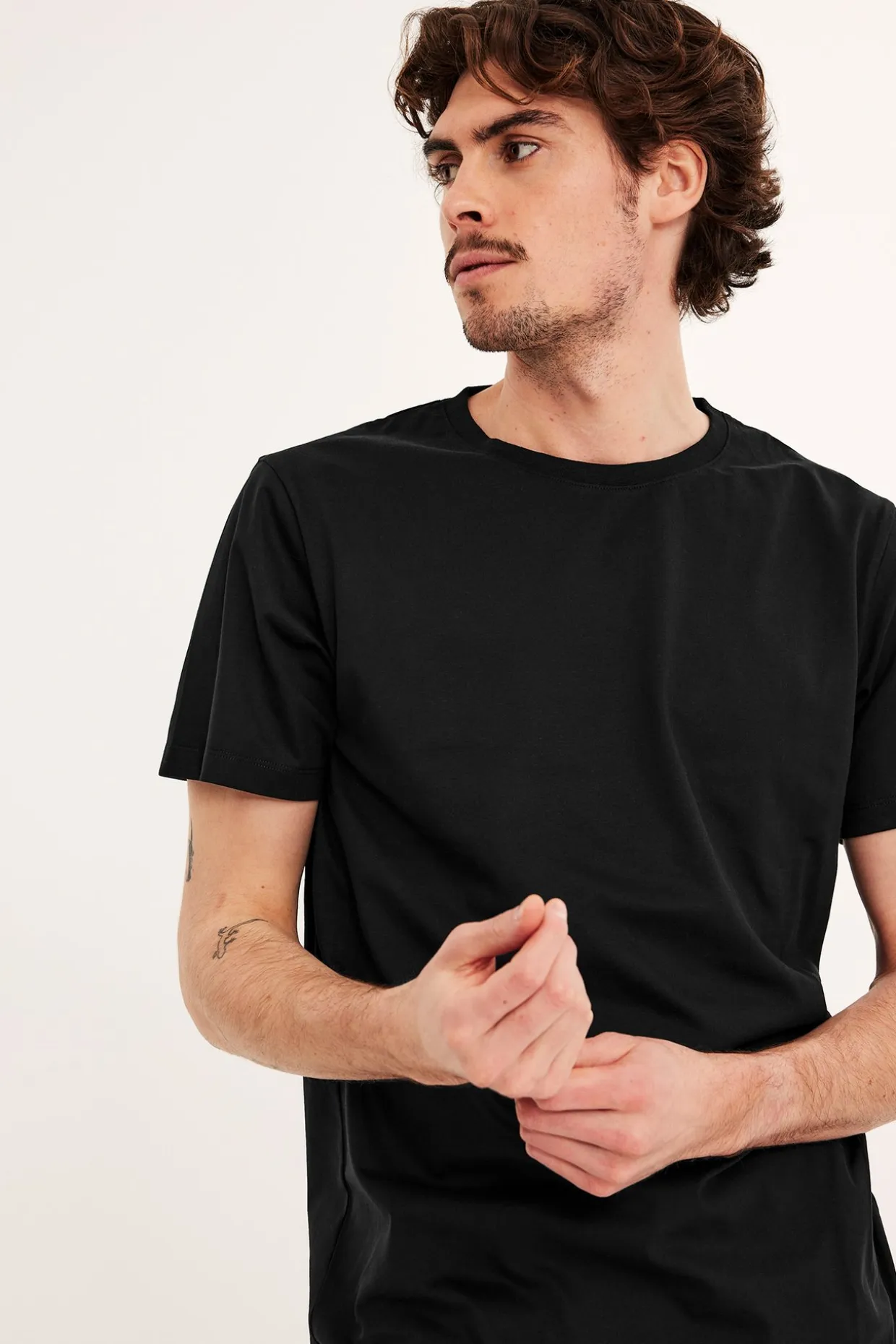 Regular t-shirt i bomull