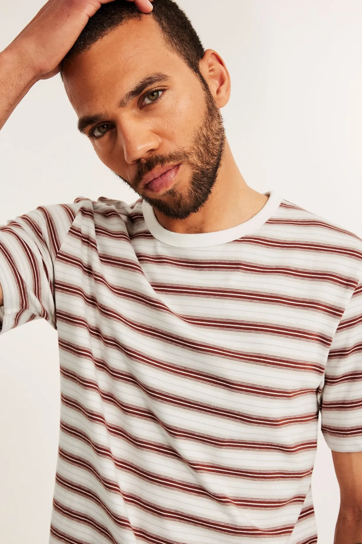 Regular t-shirt i bomull