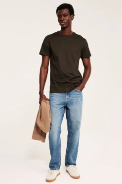 Regular t-shirt i bomull