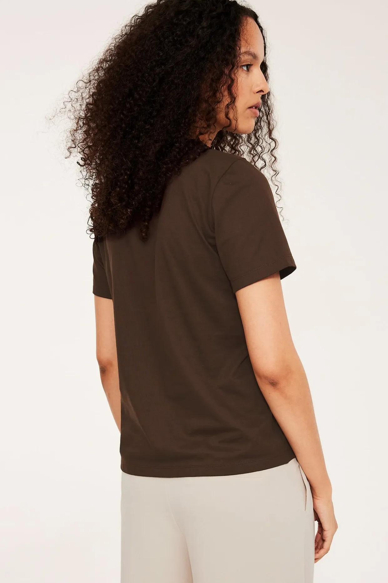 Regular t-shirt i bomull