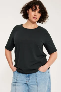 Regular t-shirt i bomull