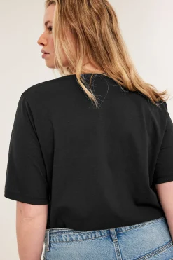 Regular t-shirt i bomull