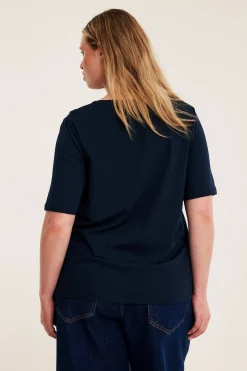 Regular t-shirt i bomull