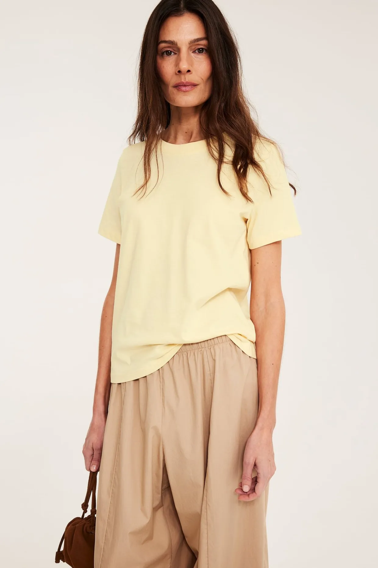 Regular t-shirt i bomull