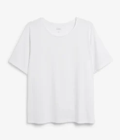 Regular t-shirt i bomull
