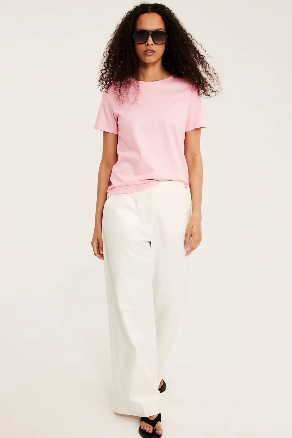 Regular t-shirt i bomull