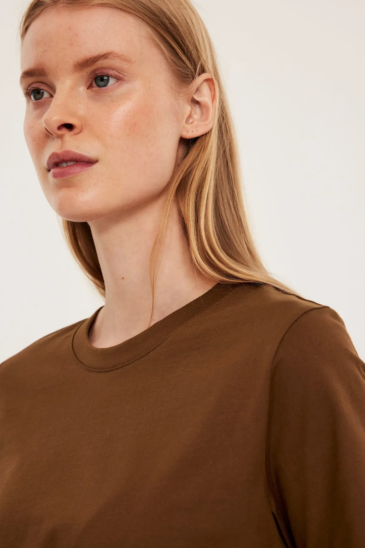 Regular t-shirt i bomull