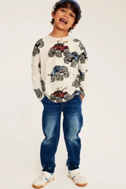 Relaxed jeans jogger denim