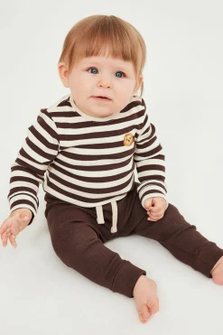 Ribbade babyleggings
