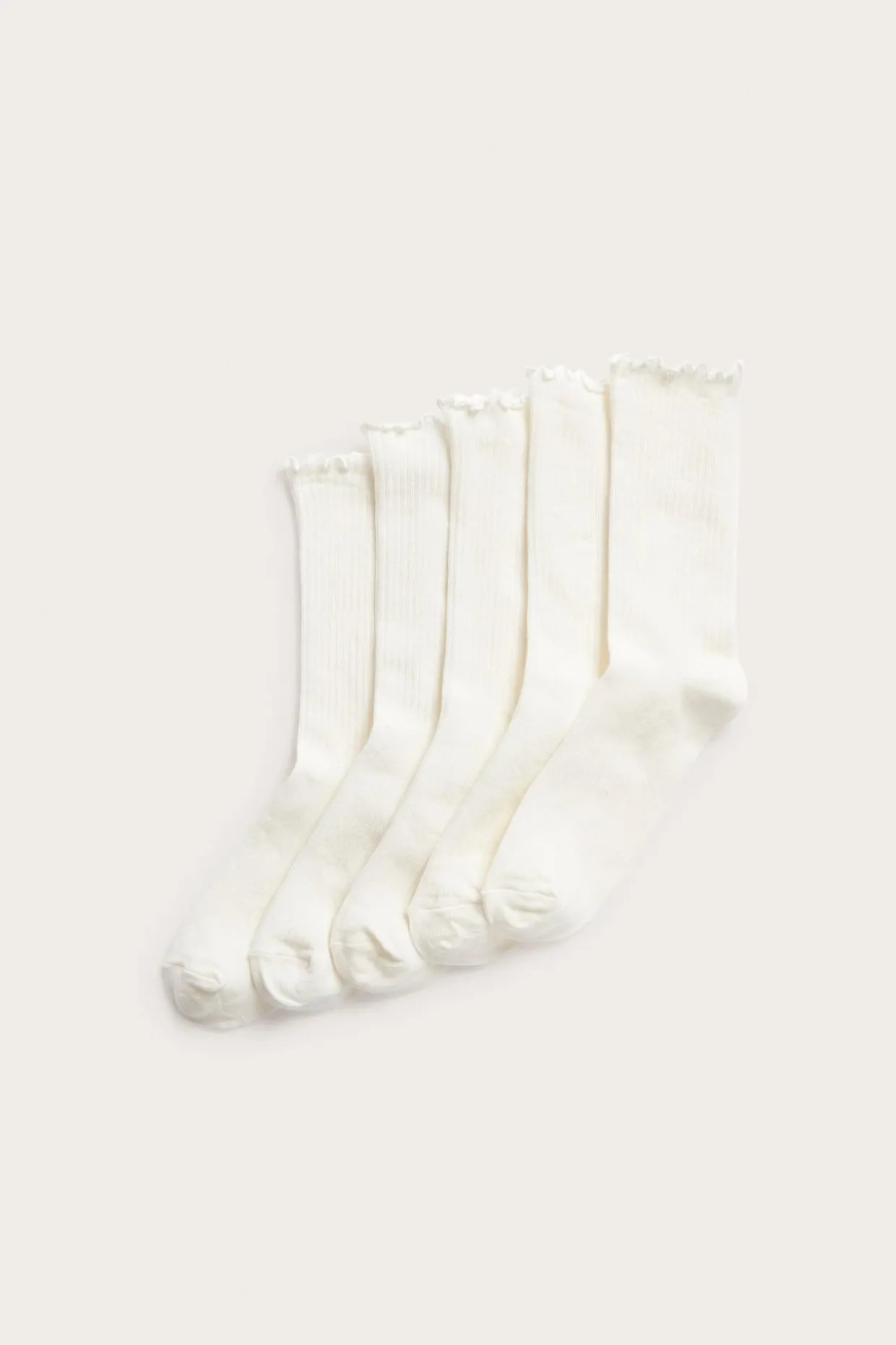 Ribbade strumpor 5-pack