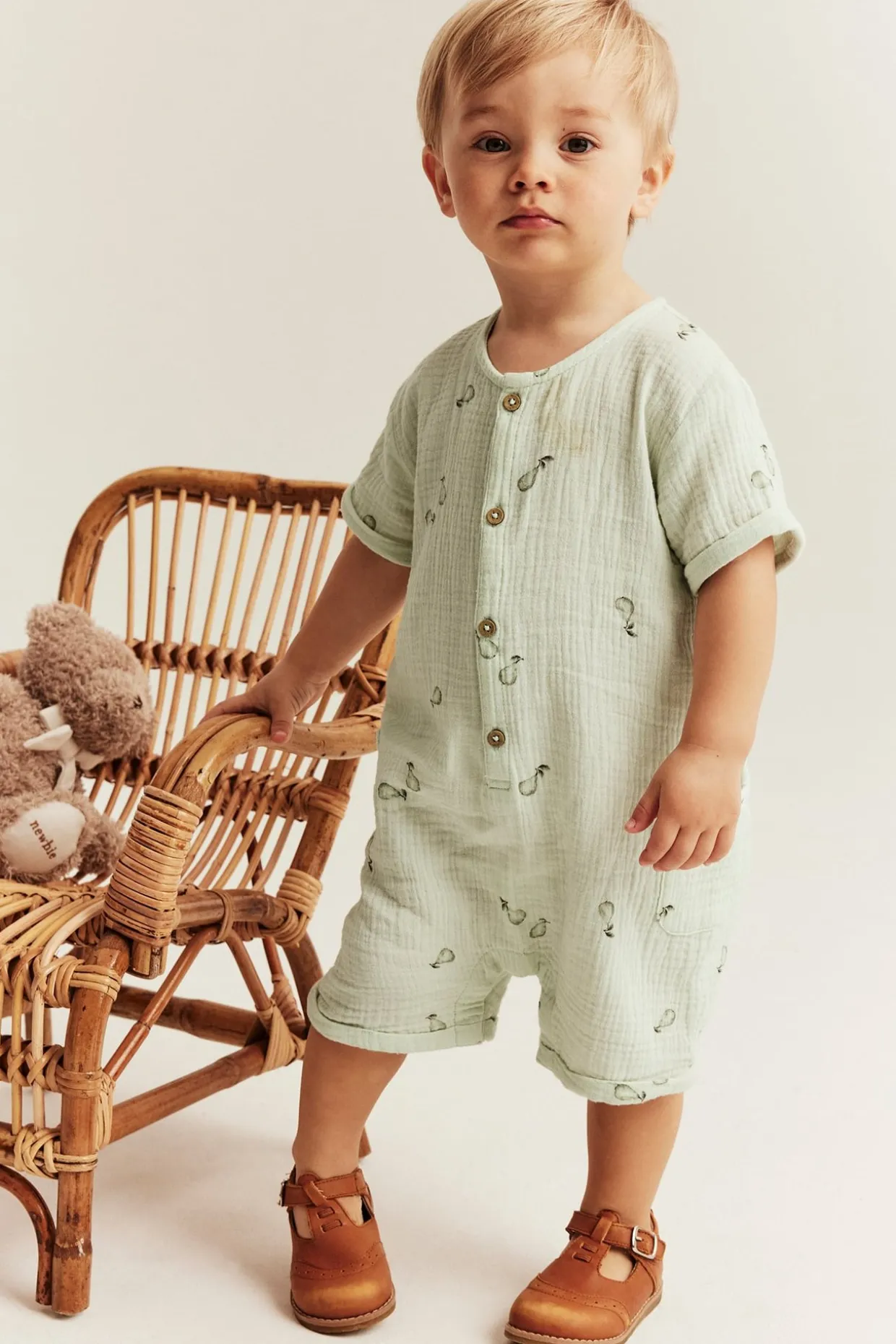 Romper med päronmönster