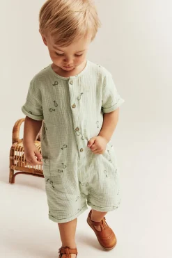 Romper med päronmönster
