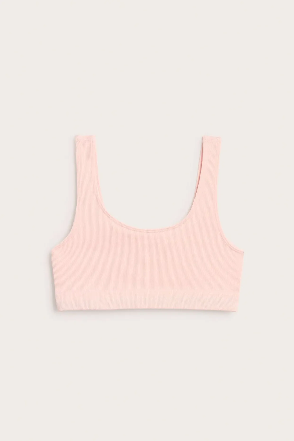 Seamless ribbad topp