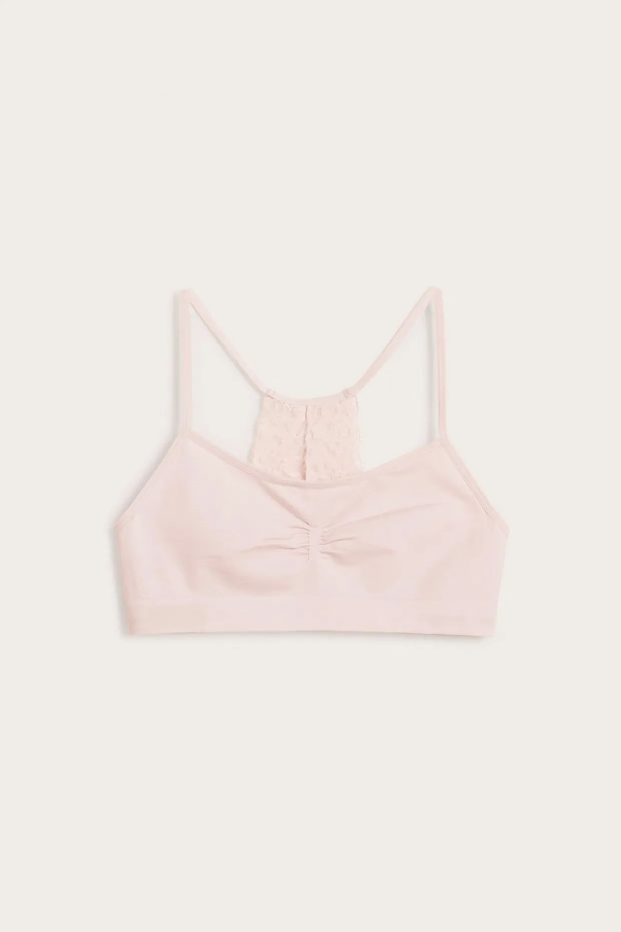 Seamless topp med spets