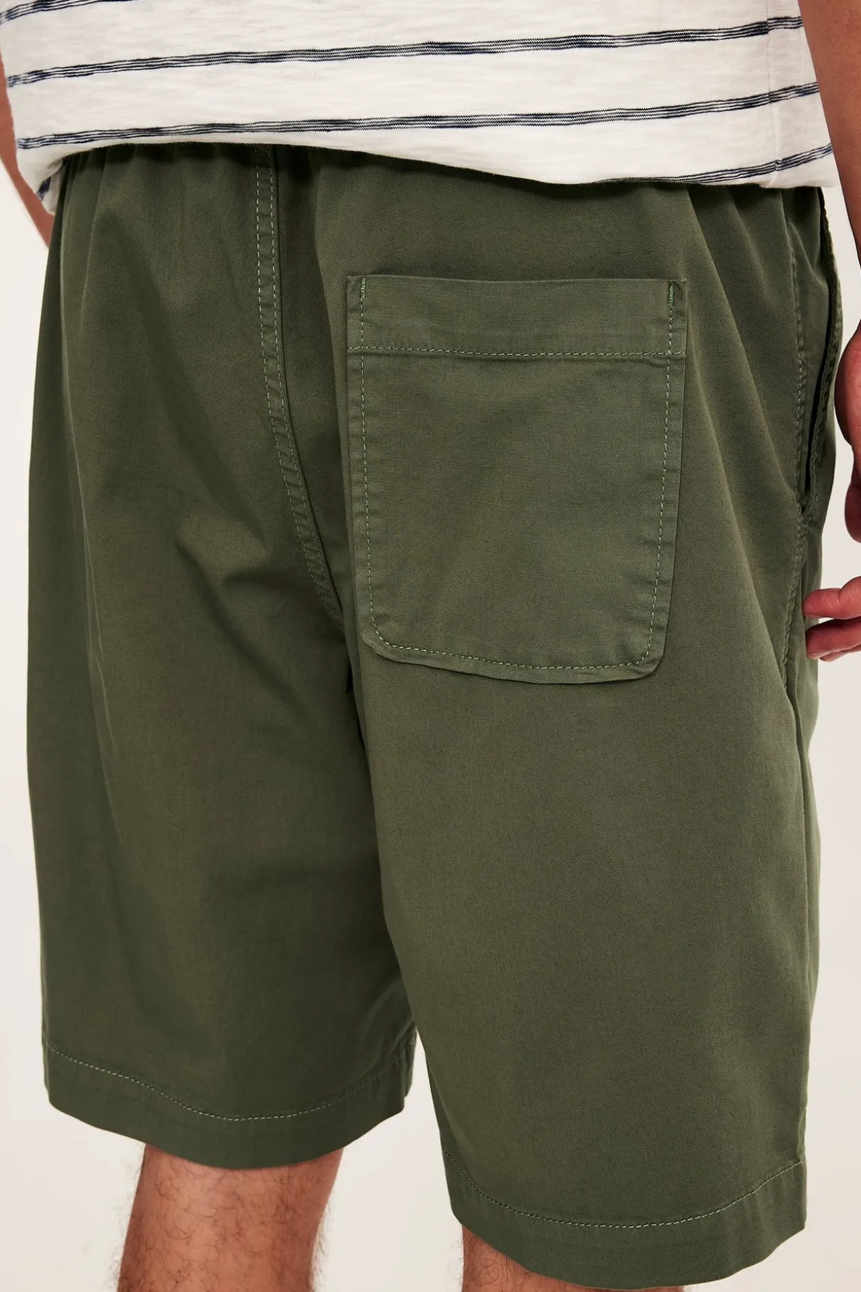 Shorts i bomullstwill loose fit