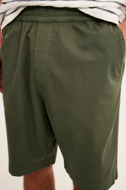 Shorts i bomullstwill loose fit
