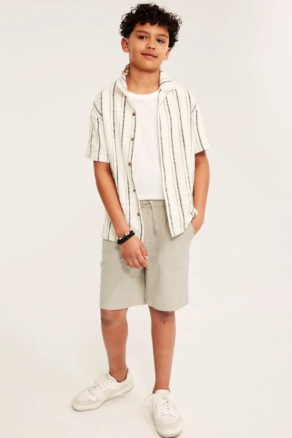 Shorts i linnemix