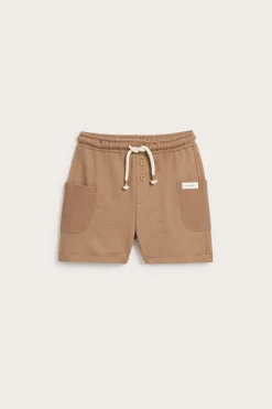 Shorts i slubtrikå