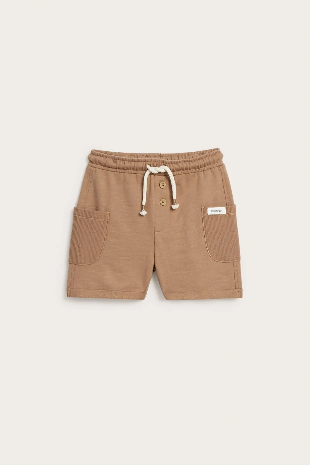 Shorts i slubtrikå