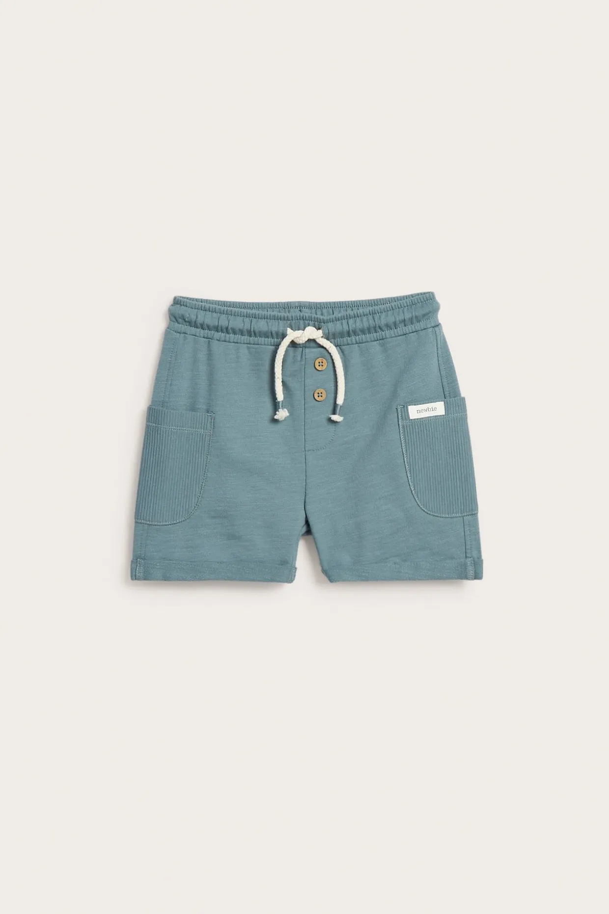 Shorts i slubtrikå