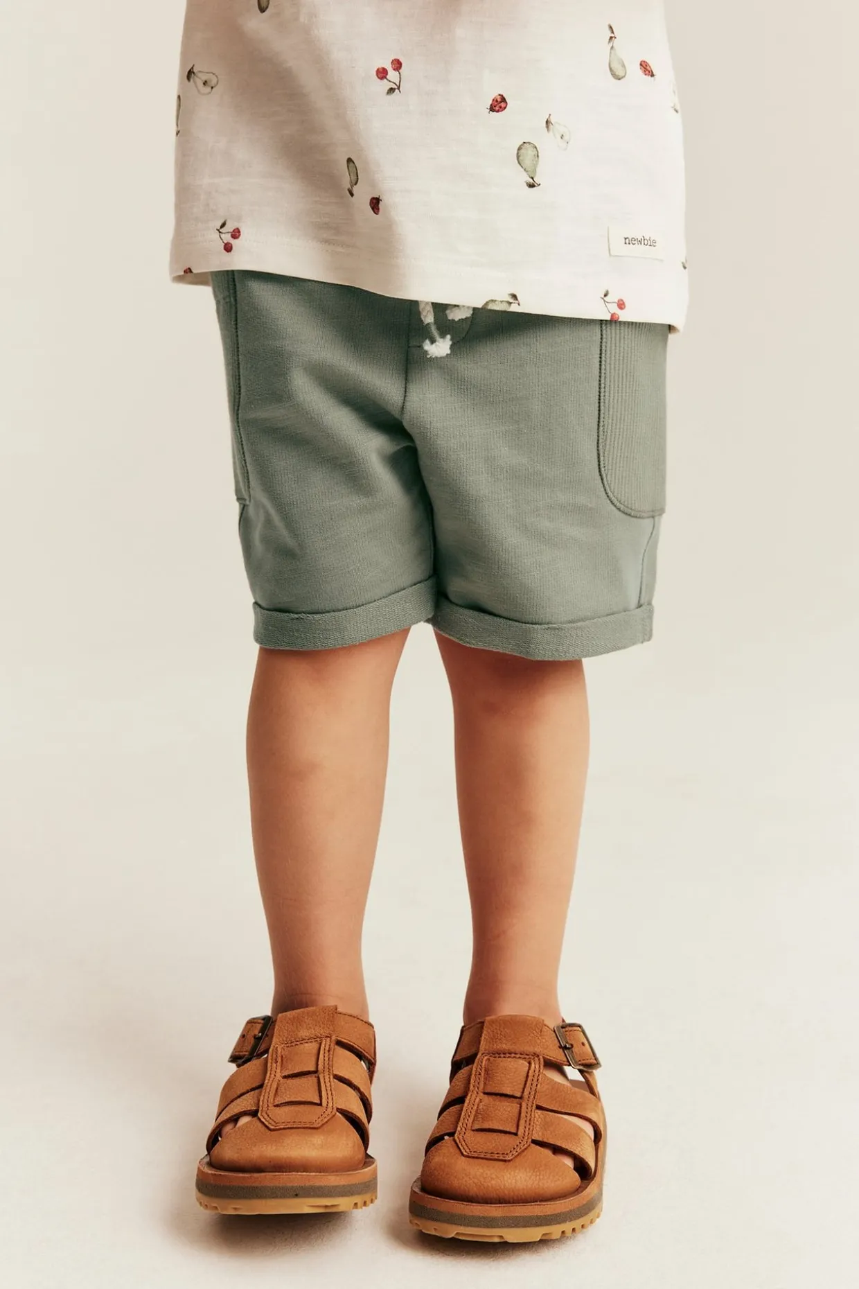 Shorts i slubtrikå