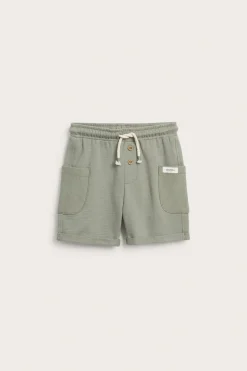 Shorts i slubtrikå