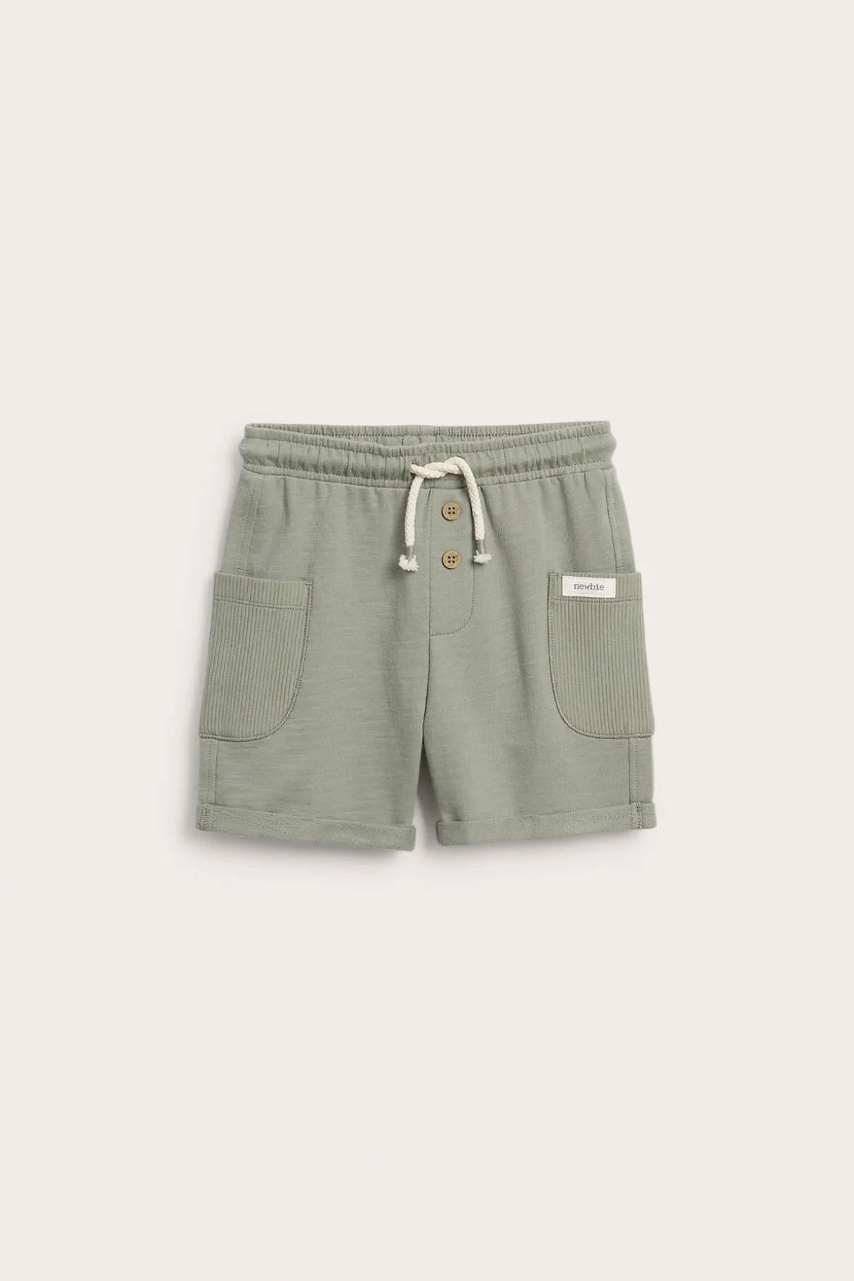 Shorts i slubtrikå