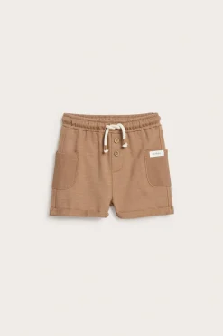 Shorts i slubtrikå