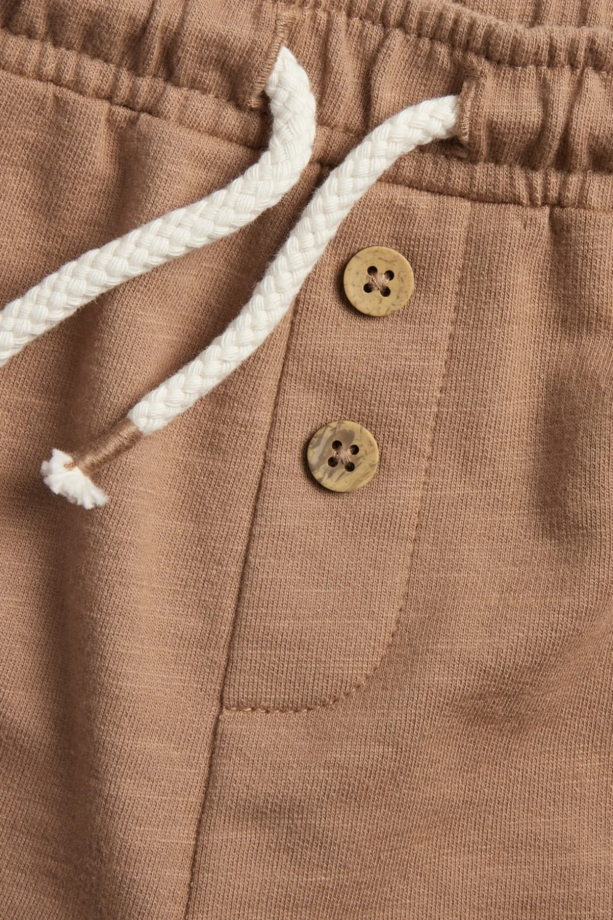 Shorts i slubtrikå