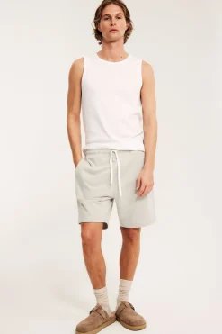 Shorts i sweatshirtmaterial
