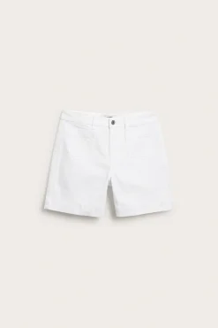 Shorts i twill med fickor