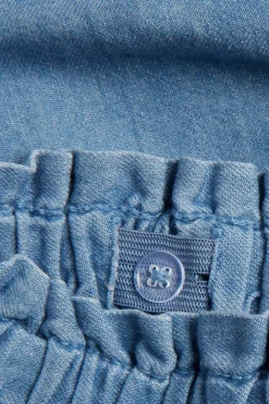 Shorts i vävd denim