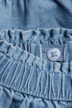 Shorts i vävd denim