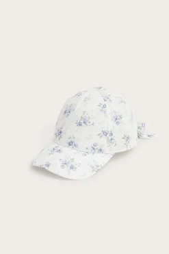 Småblommig keps med rosett