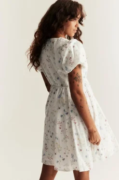 Småblommig klänning Newbie Woman