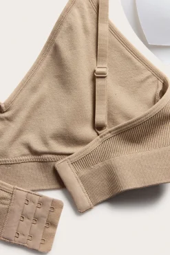 Soft ribbad seamless bh