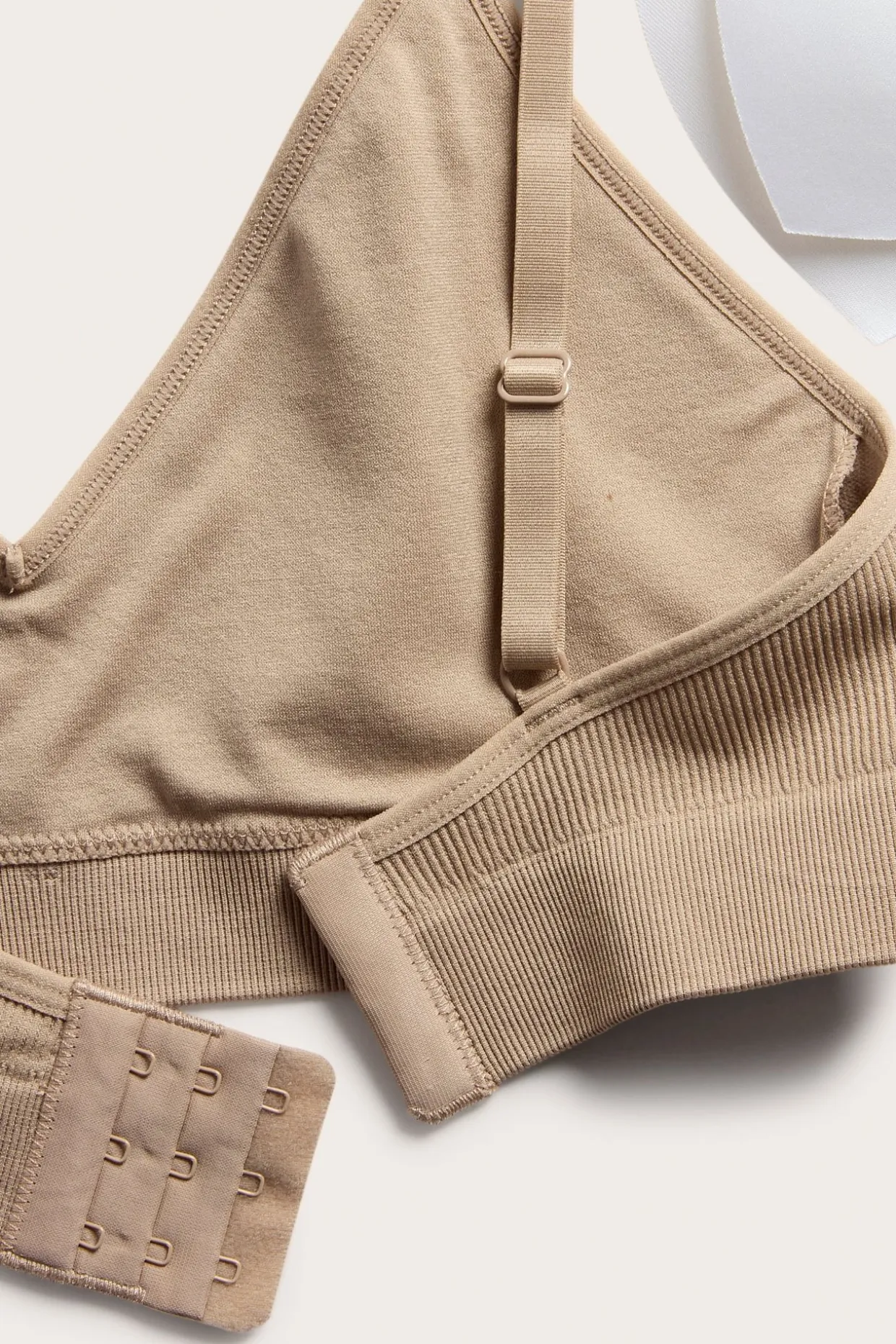Soft ribbad seamless bh
