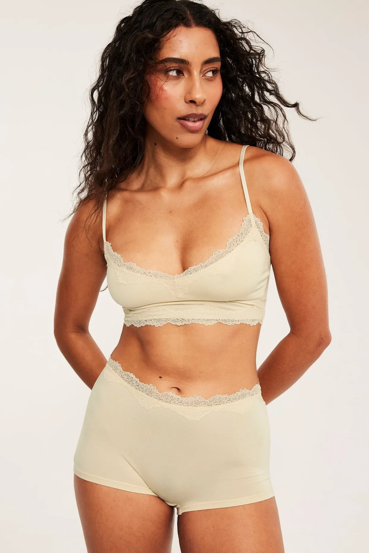 Spetsbralette i modal