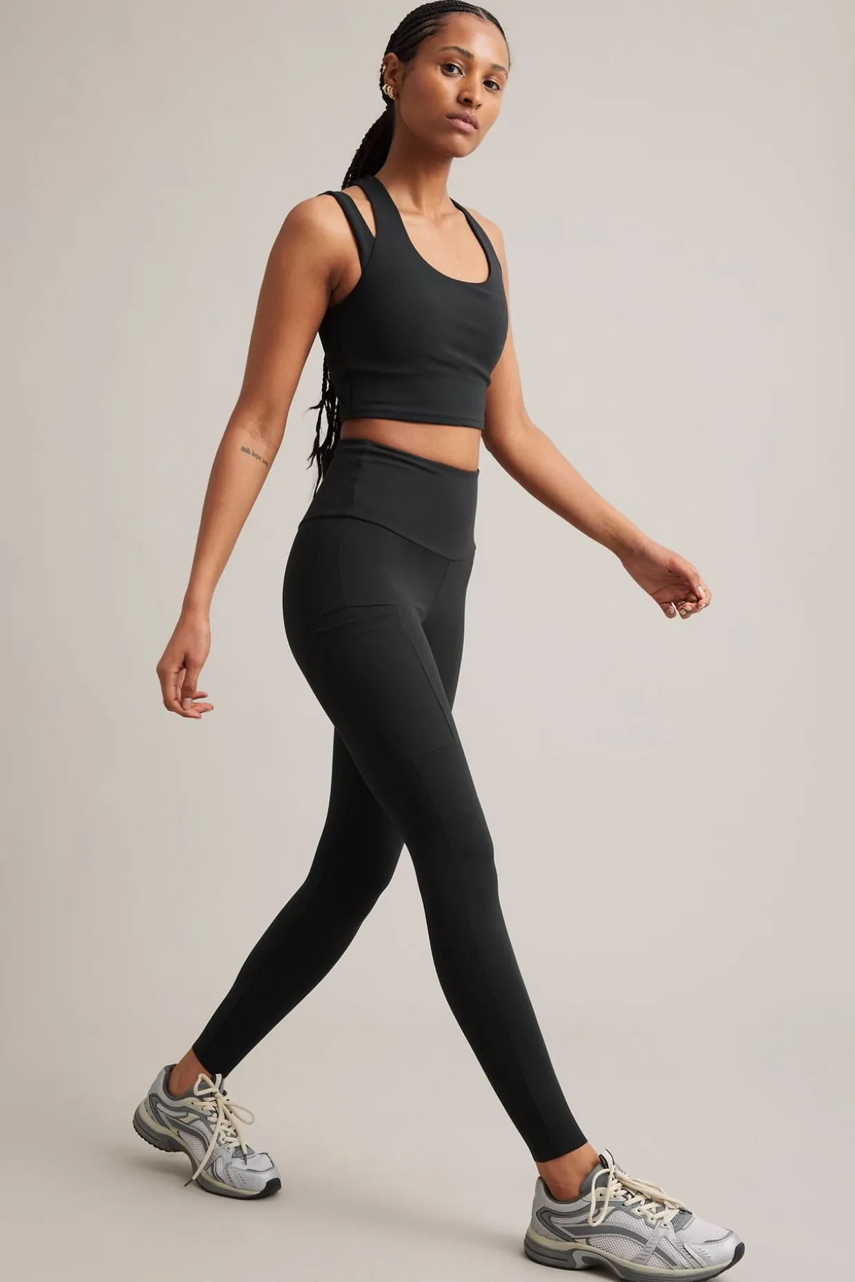 Sport-topp i mjuk stretchjersey
