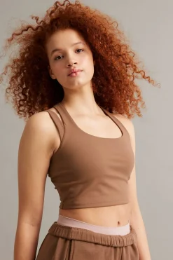Sport-topp i mjuk stretchjersey