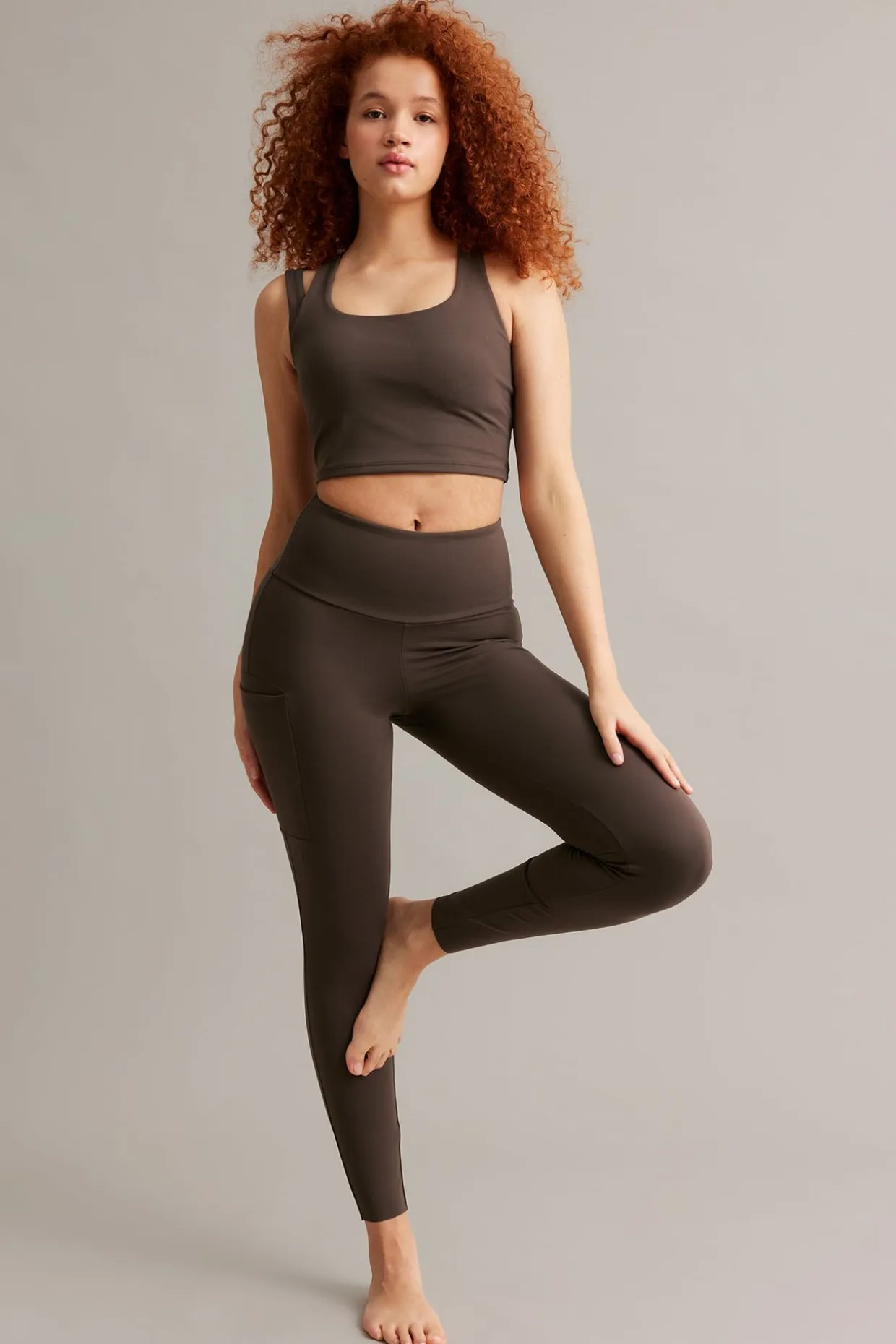 Sport-topp i mjuk stretchjersey