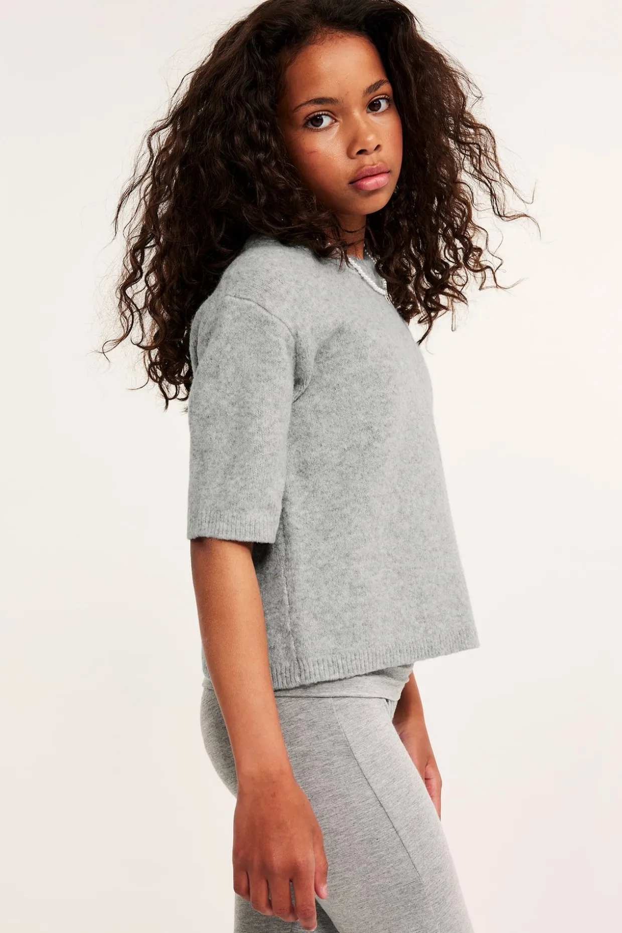 Stickad t-shirt