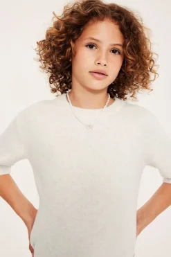 Stickad t-shirt