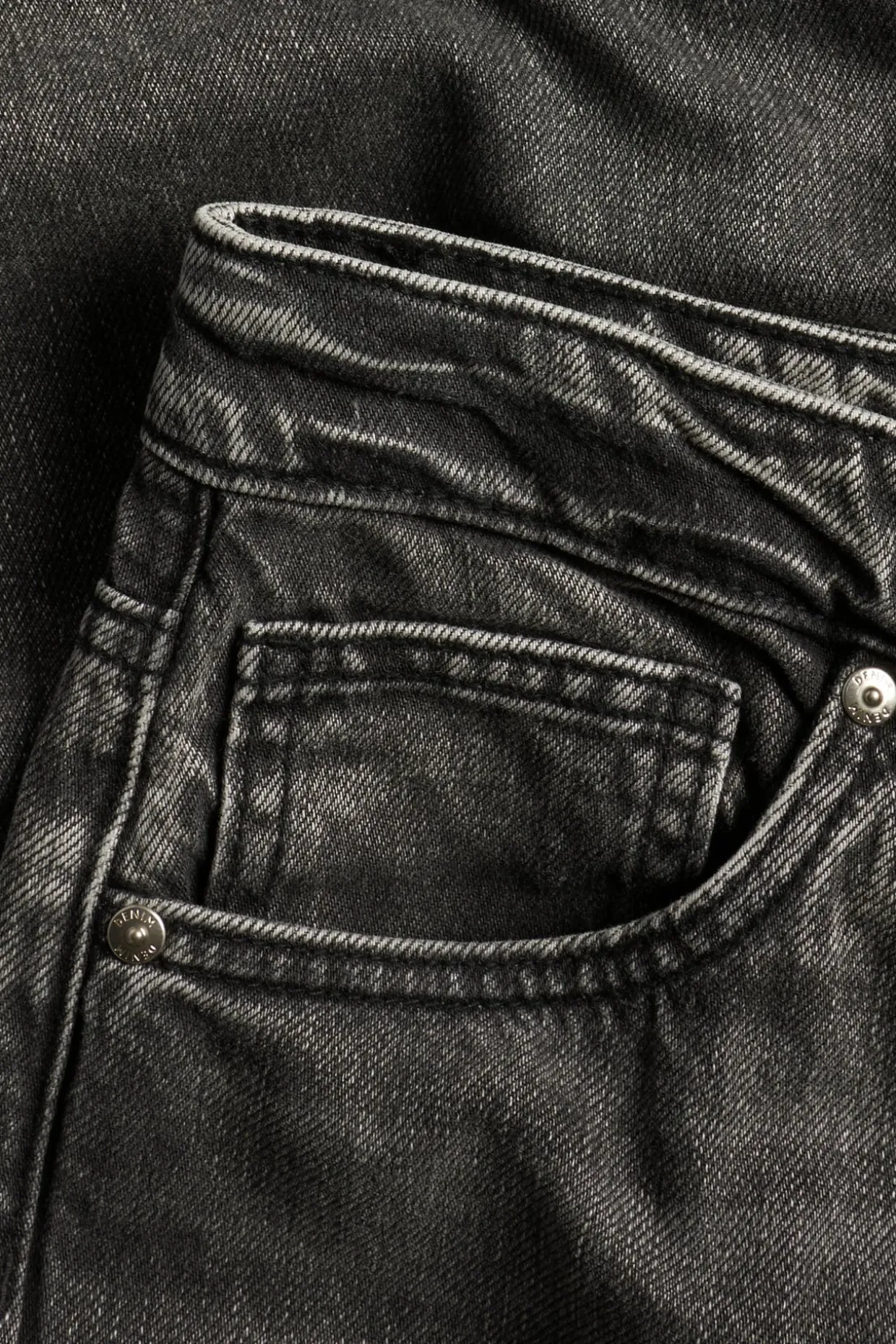 Straight jeans high waist