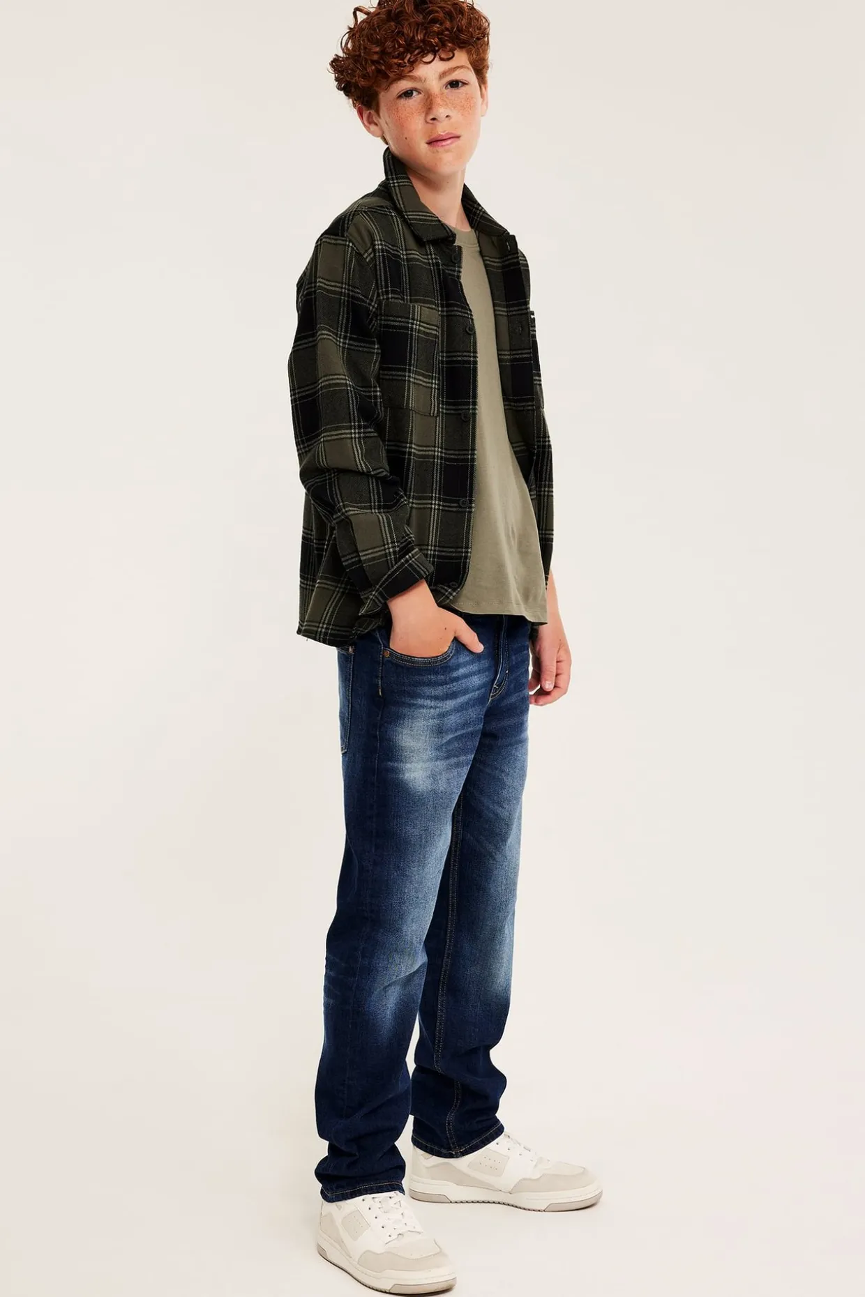 Straight jeans mid waist