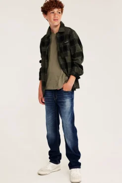 Straight jeans mid waist