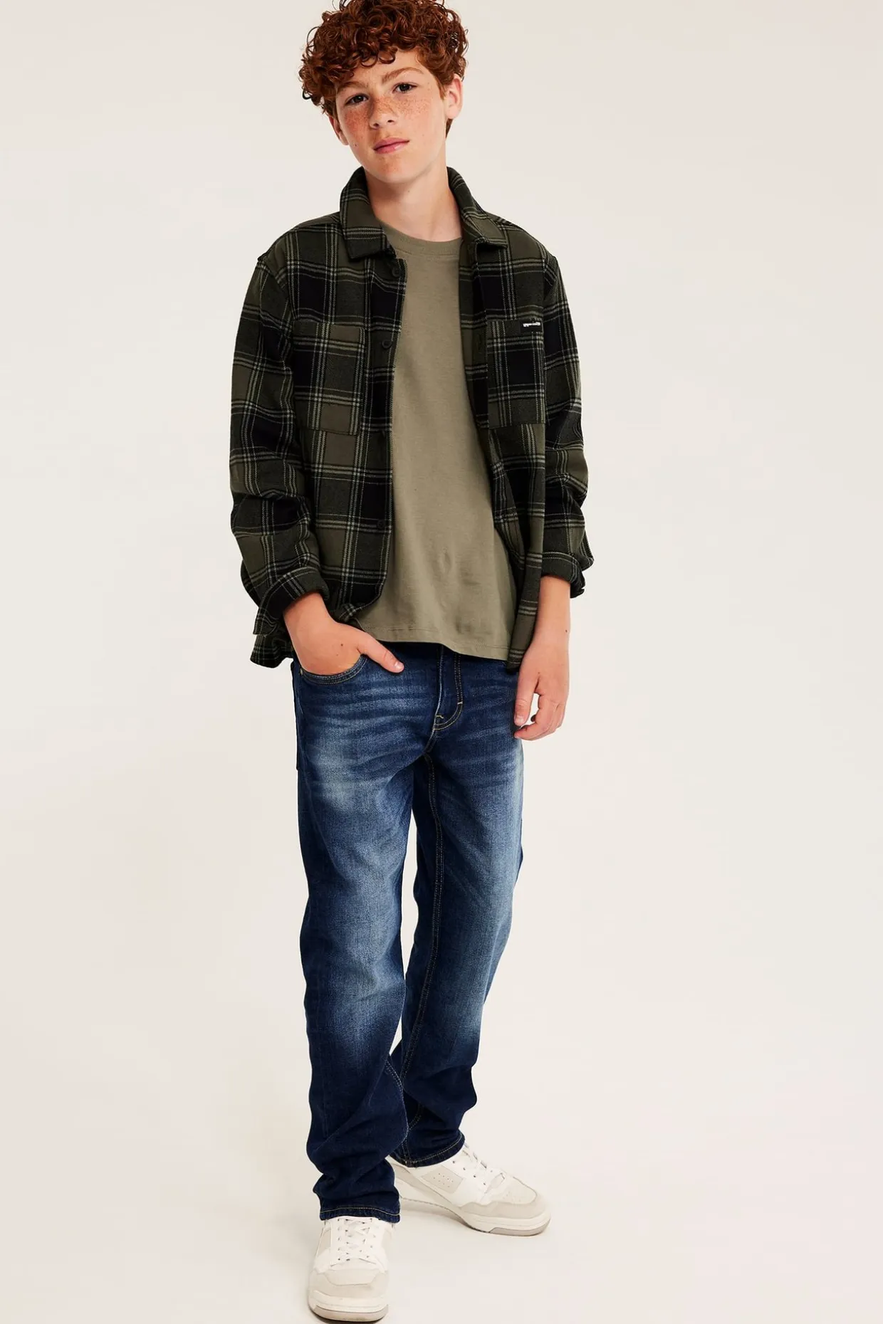 Straight jeans mid waist