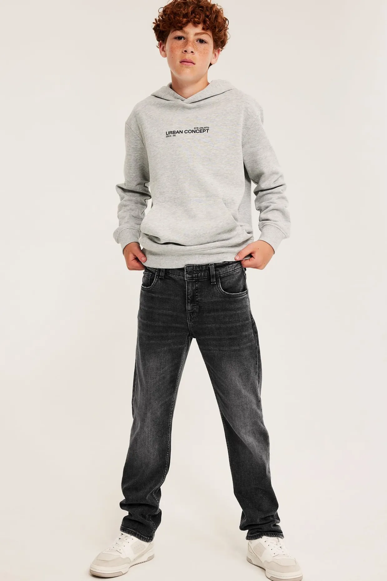 Straight jeans mid waist