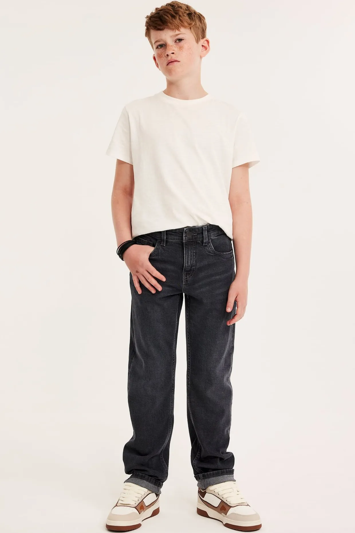 Straight jeans mid waist